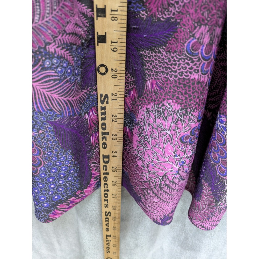 Vintage Popover Top Womens 2X (Estimated) Tie Sleeves Flaw (pics) - Picture 4 of 7